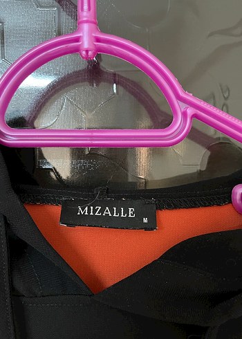 Mizalle Kapüşonlu Viscos Kumaş Tunik - Görsel 4