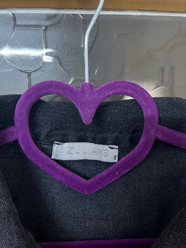 Zülays Gri Kadın Uzun Denim Elbise - Görsel 3