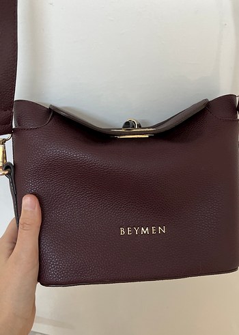Beymen Bordo Deri Kadın Çanta - Görsel 3