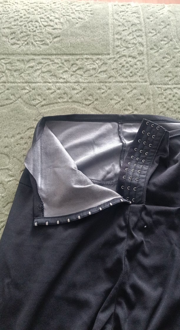 Siyah Kemerli Kadın Tayt - Görsel 2