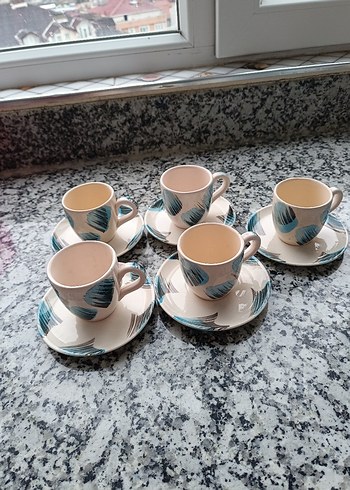 kahve makinesi 3 lü fincan takımı 5 li fincan takımı tek fiyat - Görsel 5