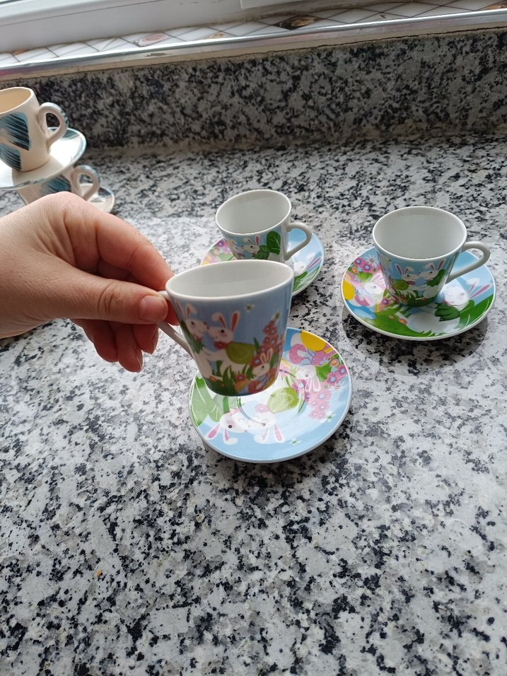 kahve makinesi 3 lü fincan takımı 5 li fincan takımı tek fiyat - Görsel 2