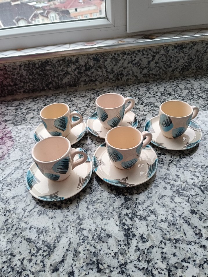 kahve makinesi 3 lü fincan takımı 5 li fincan takımı tek fiyat - Görsel 5