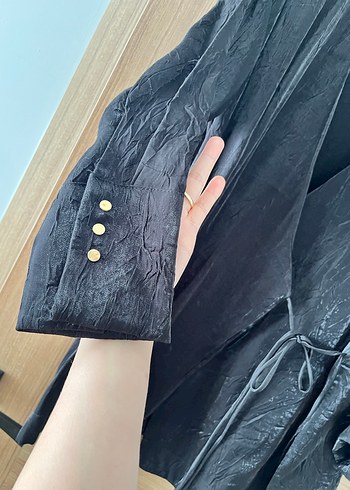 Siyah uzun parlak - Görsel 3