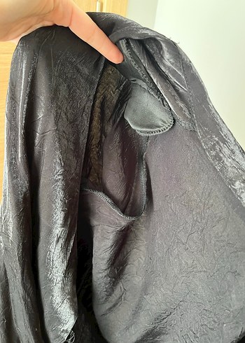 Siyah uzun parlak - Görsel 7