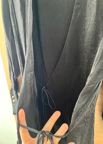 Siyah uzun parlak - Görsel 5