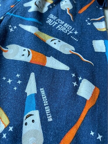 4 Yaş Beden lacivert Renk Çocuk pijama takımı