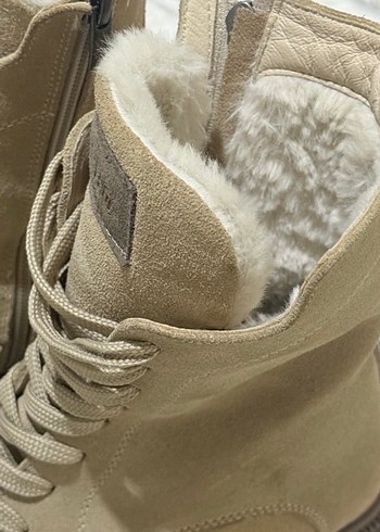 Bej Süet Platform Kadın Bot - Görsel 3