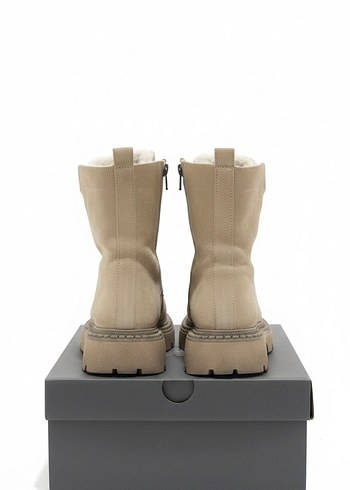 Bej Süet Platform Kadın Bot - Görsel 2