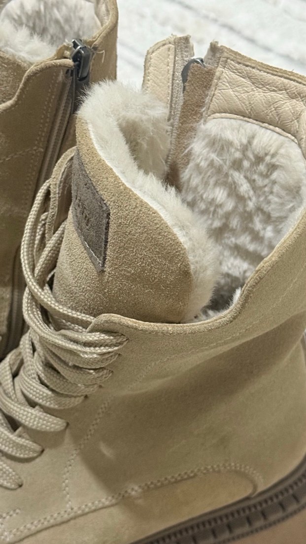 Bej Süet Platform  Kadın Bot - Görsel 3