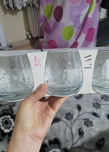 Lav Lav Yıldızlı Bardak 6lı