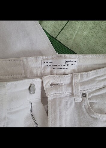 xs Beden Stradivarius Mom Slim Jean