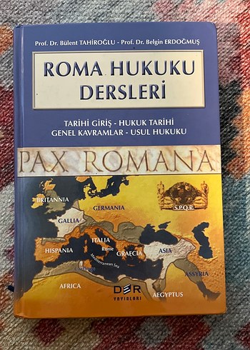 Roma Hukuku Dersleri - Tarihi Giriş ve Genel Kavramlar