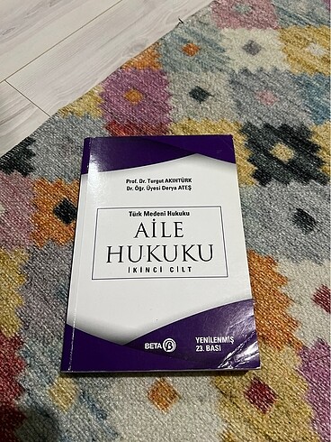TMK aile hukuku- turgut akıntürk