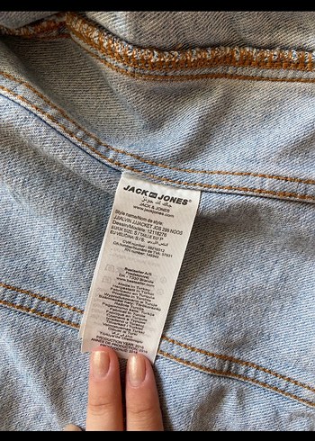 s Beden Düğmeli Denim Ceket, kot