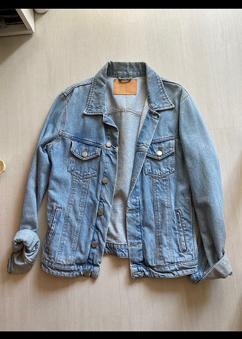 Düğmeli Denim Ceket, kot
