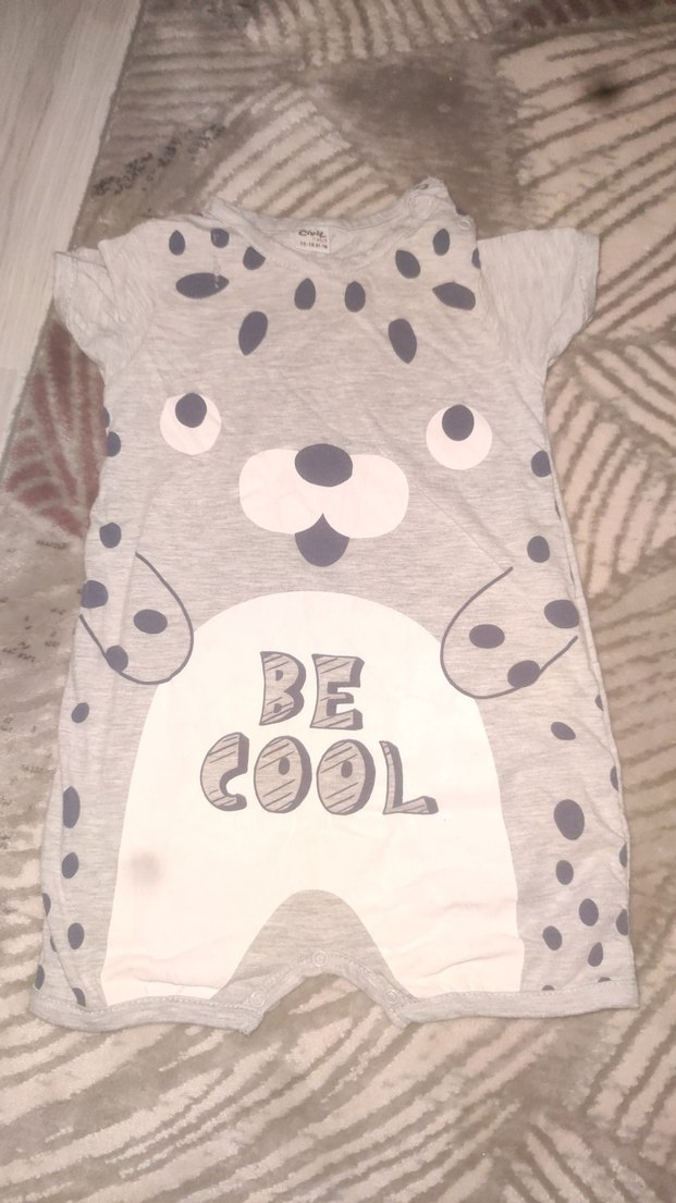 Gri Baskılı Çocuk Atlet - Görsel 2