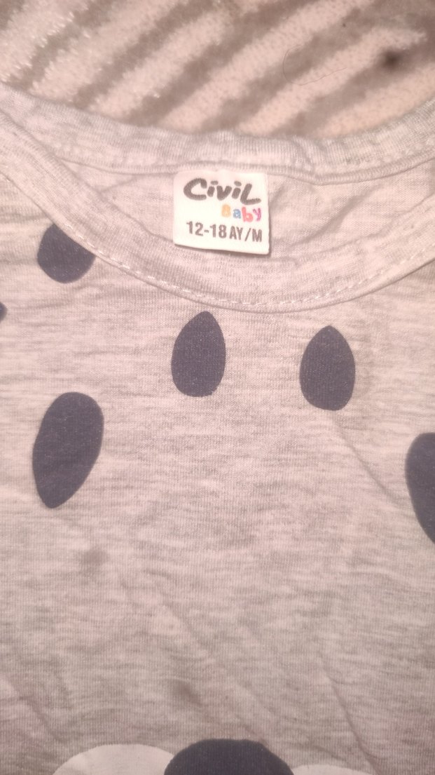 Gri Baskılı Çocuk Atlet - Görsel 3