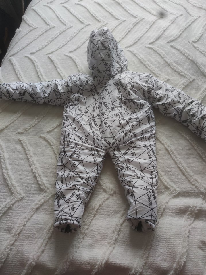 Gri Fermuarlı Bebek Erkek Kayak Tulumu - Görsel 3