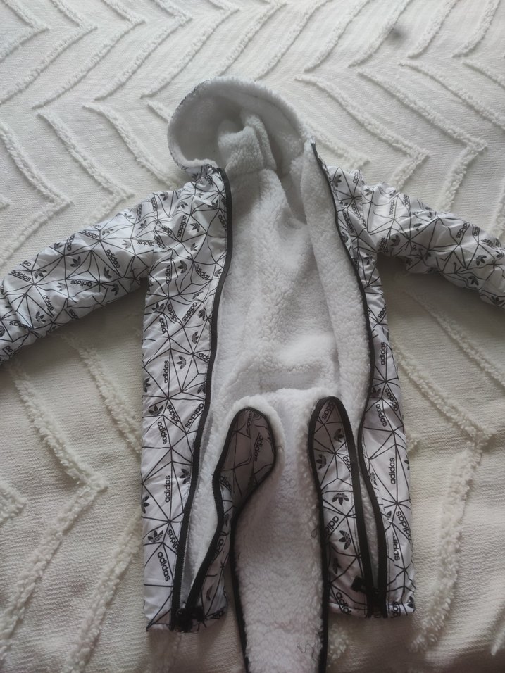 Gri Fermuarlı Bebek Erkek Kayak Tulumu - Görsel 4