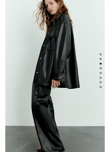 Zara Zara suni deri ceket