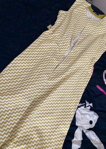 Zigzag Desenli Uzun Kadın Yelek - Görsel 2