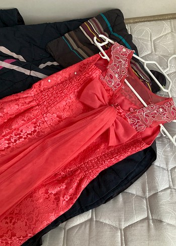 Uzun Kız Çocuk Abiye Elbise - Görsel 3