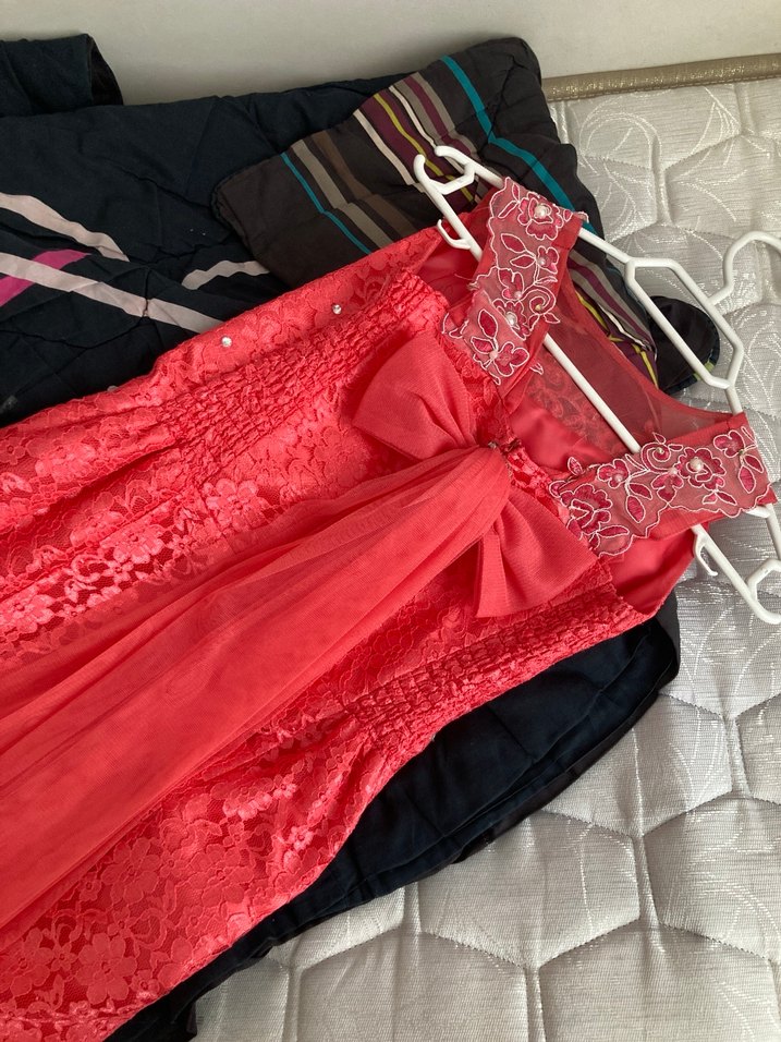 Uzun Kız Çocuk Abiye Elbise - Görsel 3