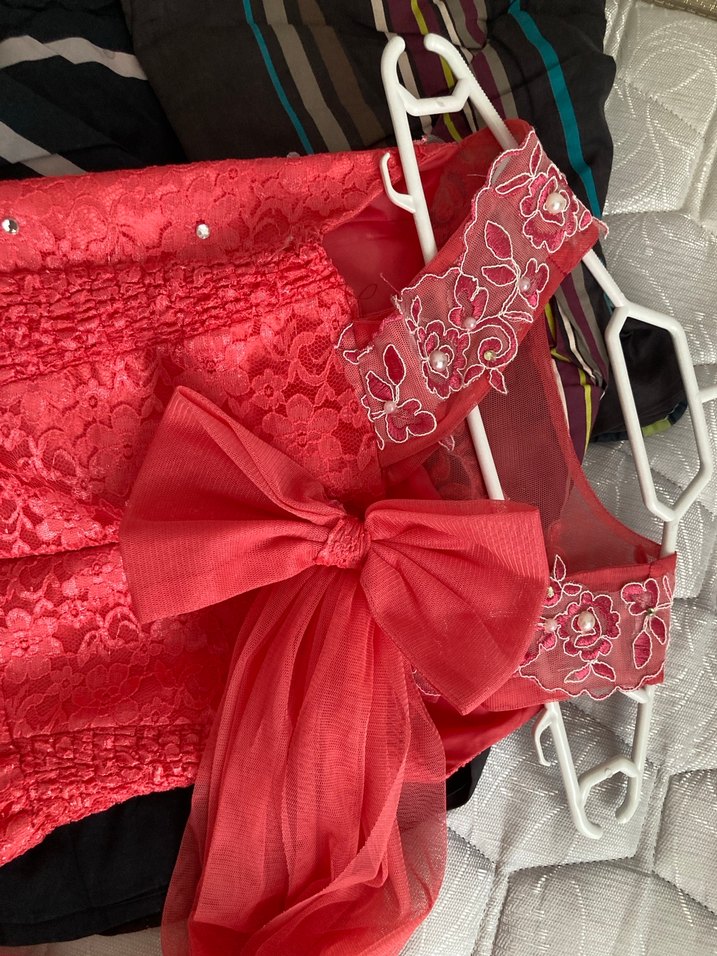 Uzun Kız Çocuk Abiye Elbise - Görsel 4