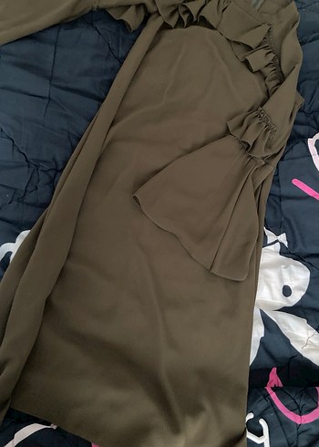 Uzun Kollu, Ruffles Detaylı Tunik - Görsel 3