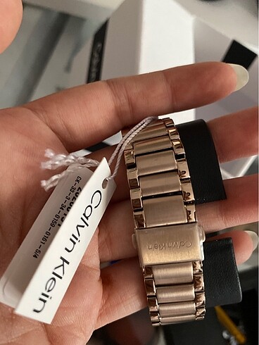  Beden camel Renk Calvin klein kol saati