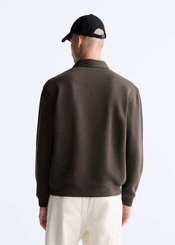 ZARA BASIC DOKULU POLO T-SHIRT - Görsel 4