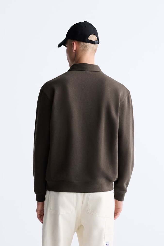 ZARA BASIC DOKULU POLO T-SHIRT - Görsel 4