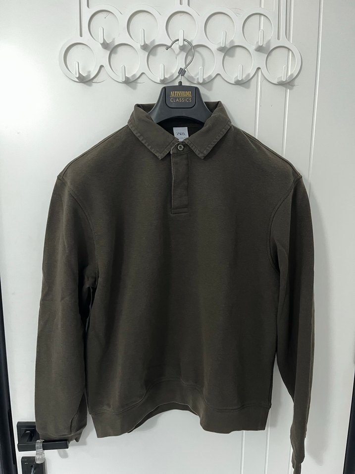 ZARA BASIC DOKULU POLO T-SHIRT - Görsel 5