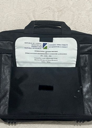 Fermuarlı Siyah Erkek Evrak Çantası - Görsel 2