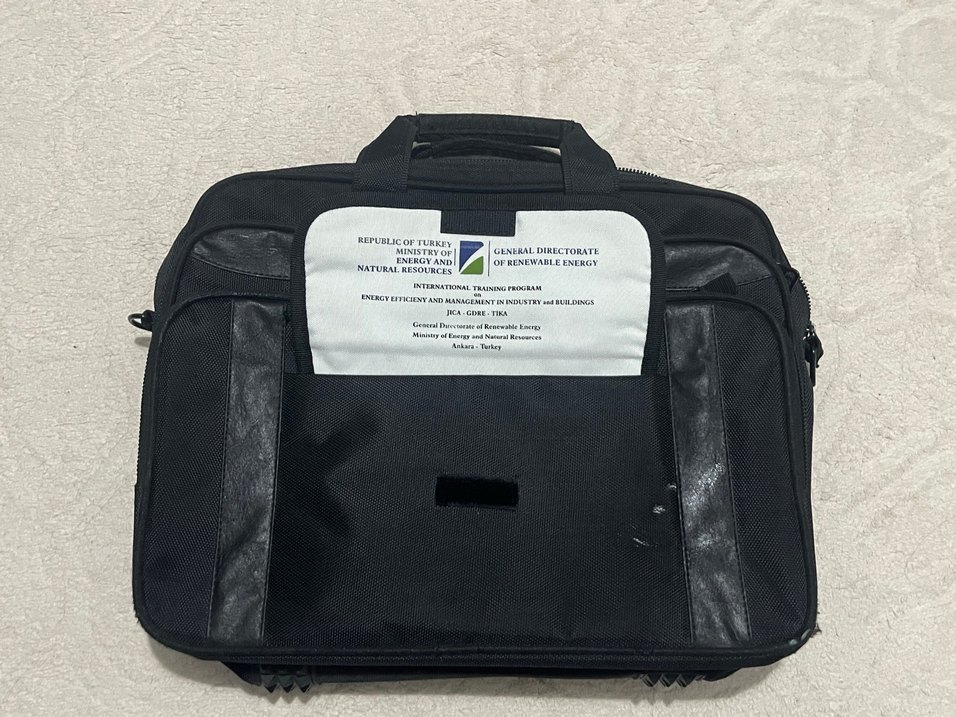 Fermuarlı Siyah Erkek Evrak Çantası - Görsel 2