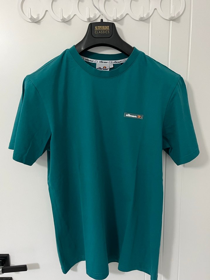 Turkuaz Kısa Kollu Erkek Tişört - Görsel 3