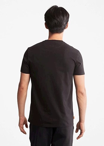 TİMBERLAND DUSTAN RİVER serisi siyah T-Shirt. - Görsel 3
