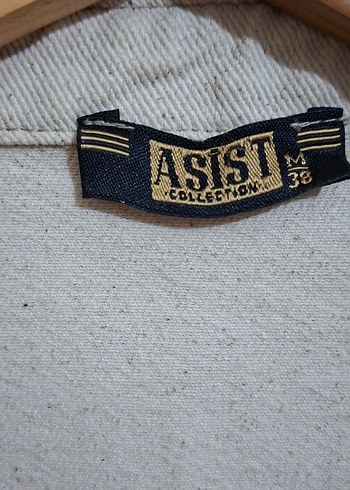 Düğmeli Bej Keten Kadın Gömlek - Görsel 2