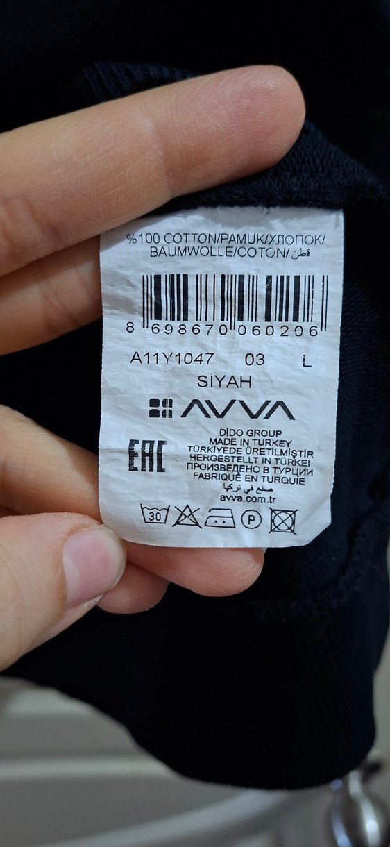 Siyah Oversize Erkek Sweatshirt - Görsel 3