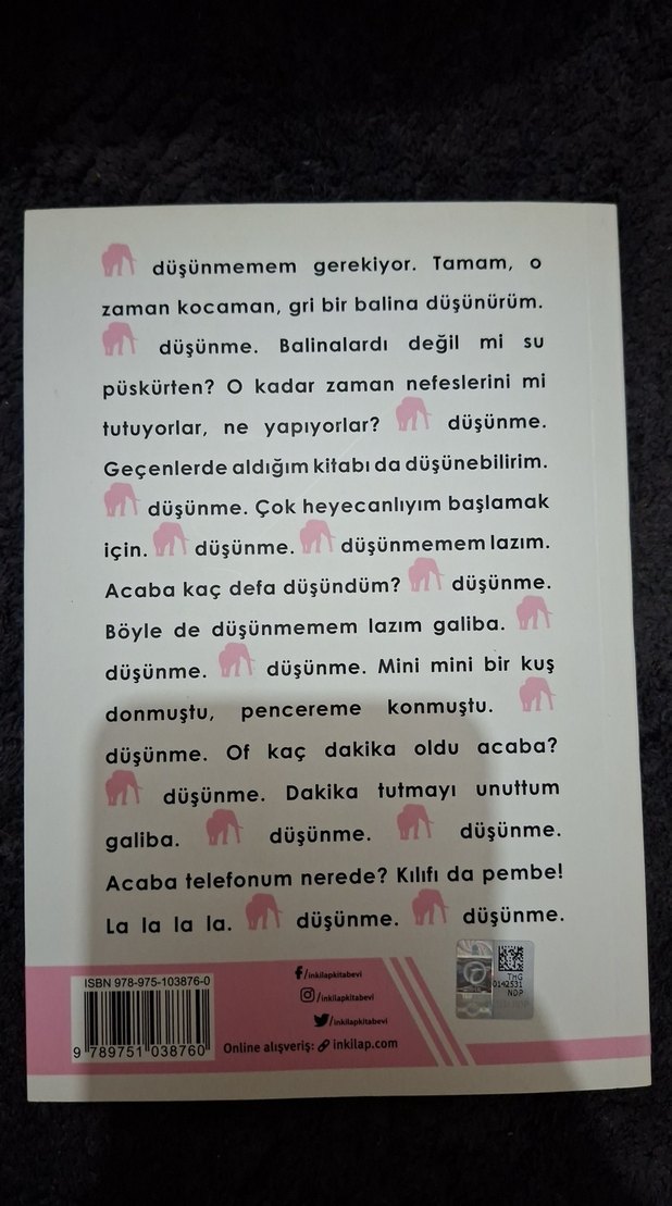 Pembe Fili Düşünme - Zeynep Selvilİ Çarmıklı - Görsel 2