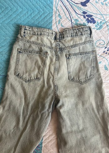s Beden mavi Renk Kadın Bol Kesim Jean