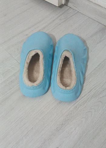 Erkek ve kız Çocuklar için Mavi Sıcak Terlik - Görsel 3