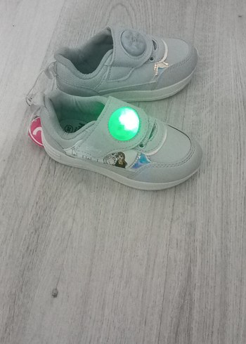 Kız Çocuk açık mavi Velcro cırt cırtlı Spor Ayakkabı - Görsel 4