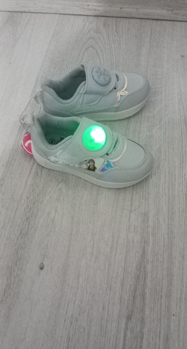 Kız Çocuk açık mavi Velcro cırt cırtlı Spor Ayakkabı - Görsel 4