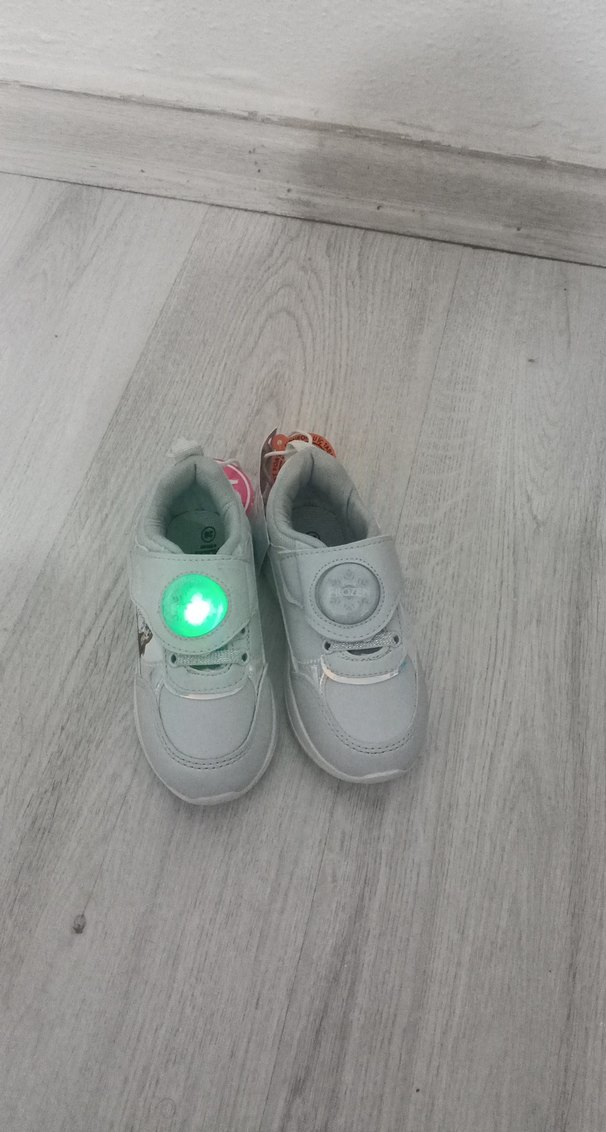 Kız Çocuk açık mavi Velcro cırt cırtlı Spor Ayakkabı - Görsel 3