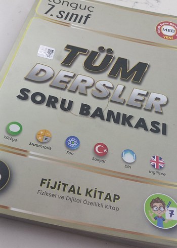 Tonguç 7. Sınıf Tüm Dersler Soru Bankası - Görsel 3