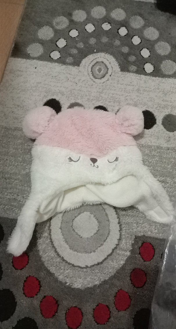 Peluş Detaylı pembe Çocuk Bere - Görsel 4