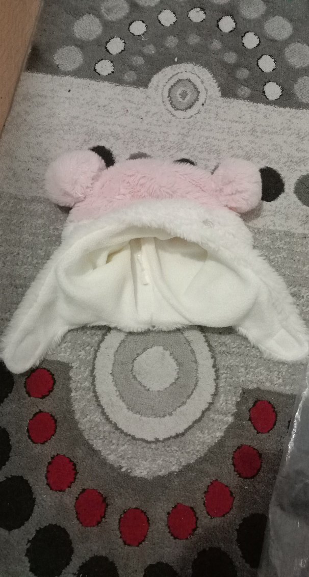 Peluş Detaylı pembe Çocuk Bere - Görsel 3