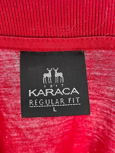 l Beden kırmızı Renk Karaca T-shirt %70 İndirimli.